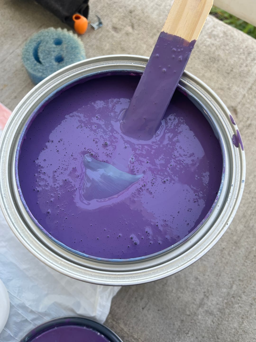 Customer photo review of Miracle Cabinet Paint | Cashmere