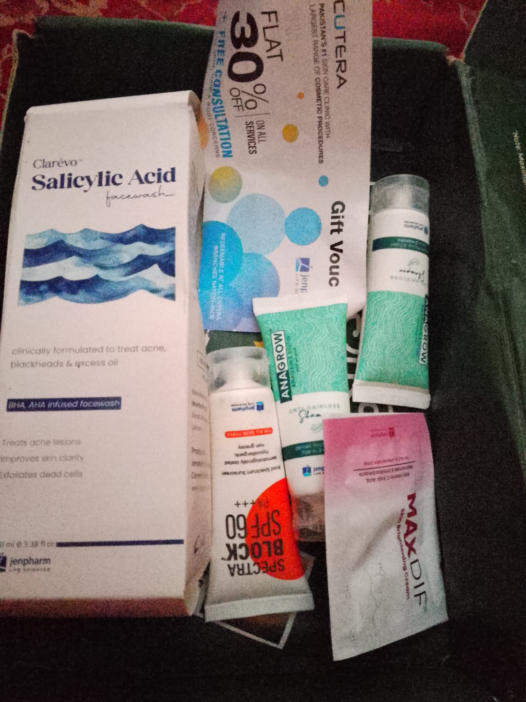 Customer photo review of Clarevo Salicylic Acid Facewash