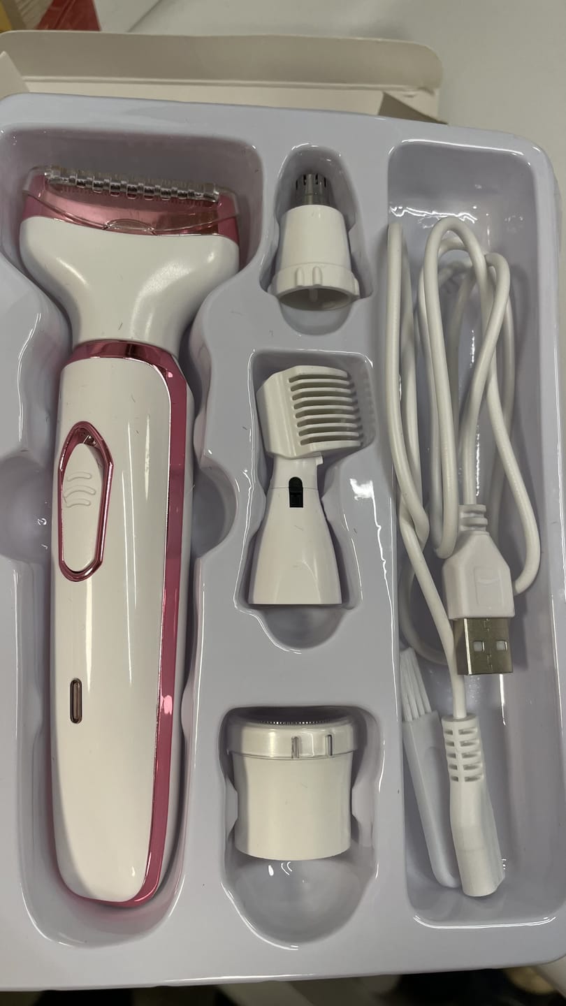 Customer photo review of GlowTrim – 4-i-1 Hårfjerner med LED og Udskiftelige Hoveder