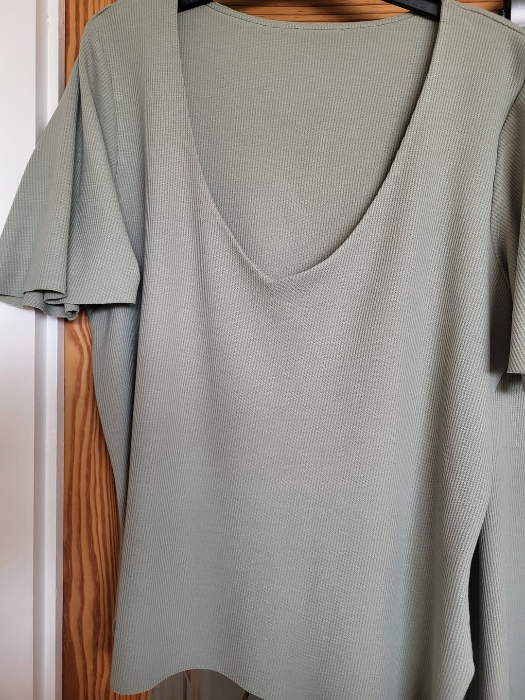 Customer photo review of Sage Green Knit Jersey Fabric