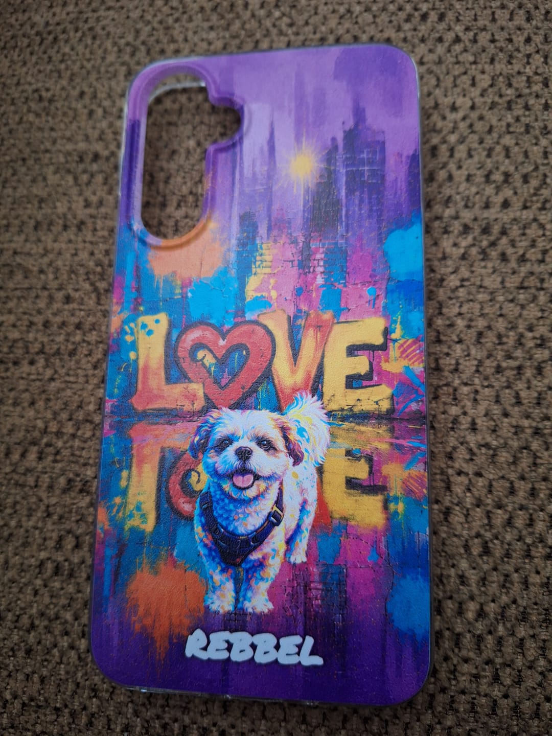 Customer photo review of Streetart - Gepersonaliseerd telefoonhoesje