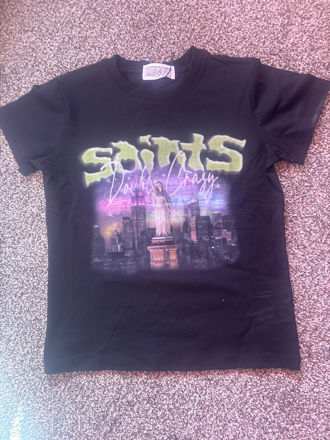 Customer photo review of Y2K Saints NY Graphic Regular Tee-545