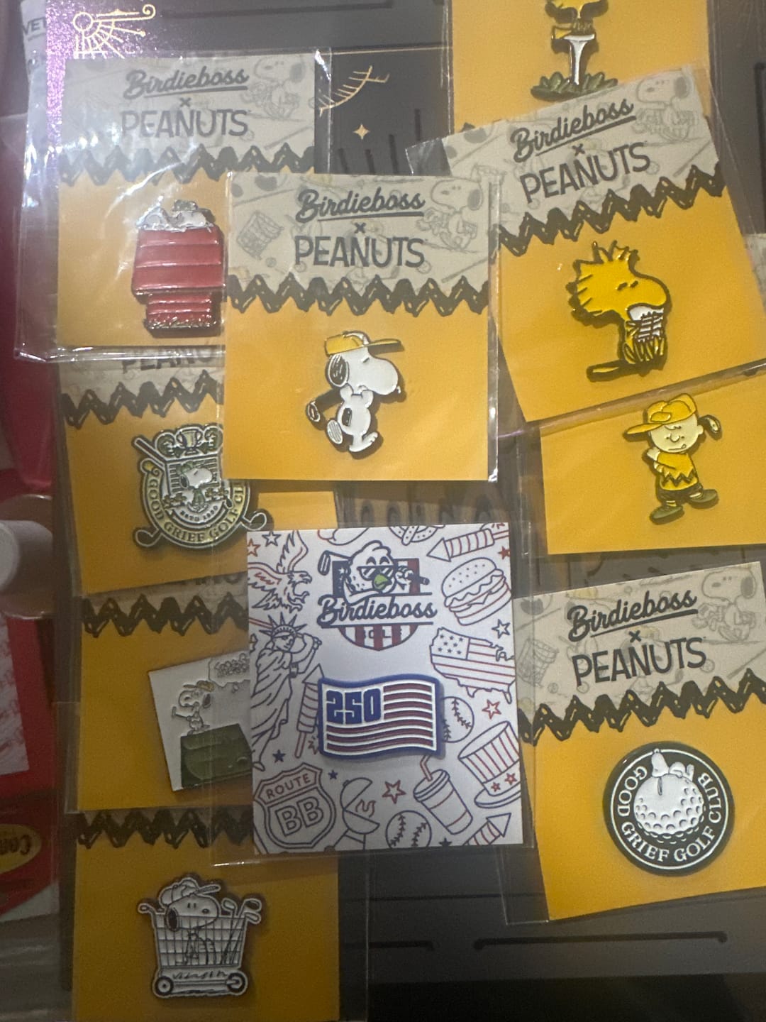 Customer photo review of Peanuts Charlie Brown Swing Ball Marker