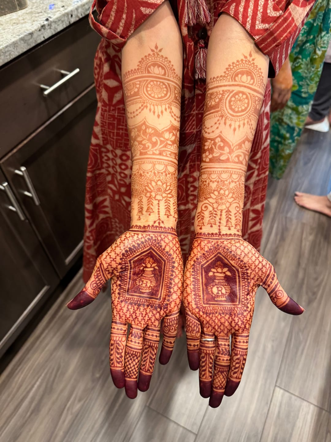 Customer photo review of Organic BAQ Fresh Rajasthani Henna