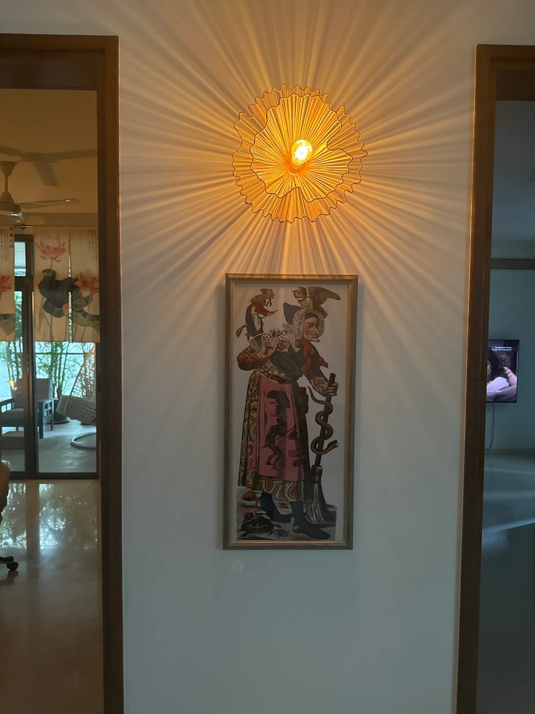 Customer photo review of Klimt Black Wall Lamp