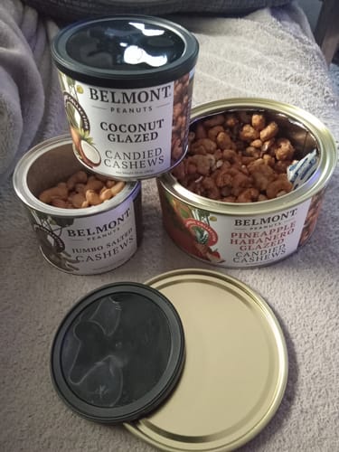Customer photo review of Pineapple Habanero Glazed Candied Cashews