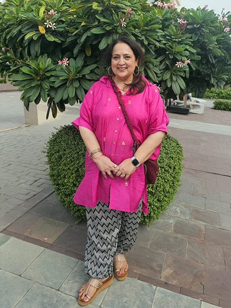 Customer photo review of Set of 2 - Aurora Oversized Long Shirt & Salwar Set