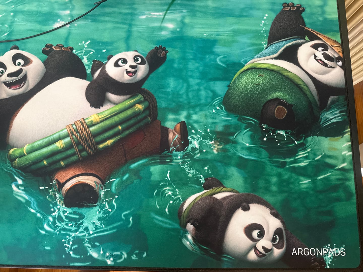Customer photo review of Customizable Gaming Mousepad