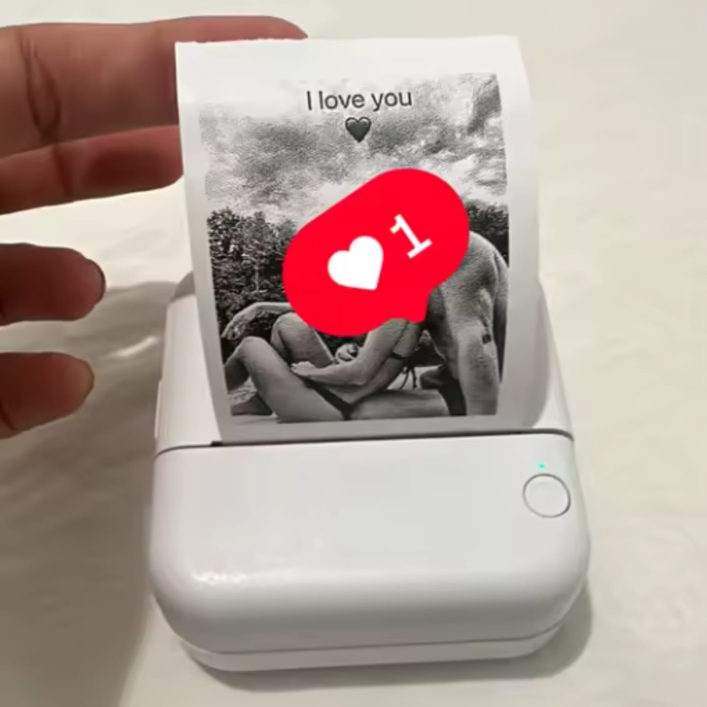Customer photo review of Mini Impresora Térmica Portátil