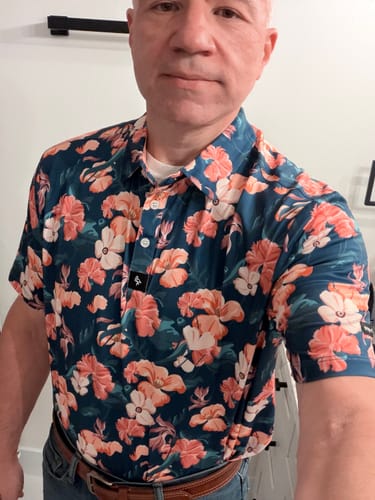 Customer photo review of Flower Fade - Navy