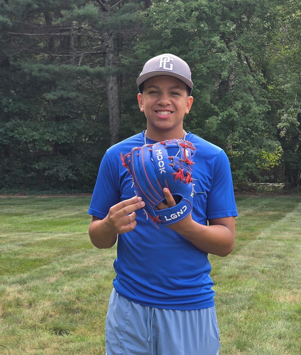 Customer photo review of MOOK Glove - All Blue