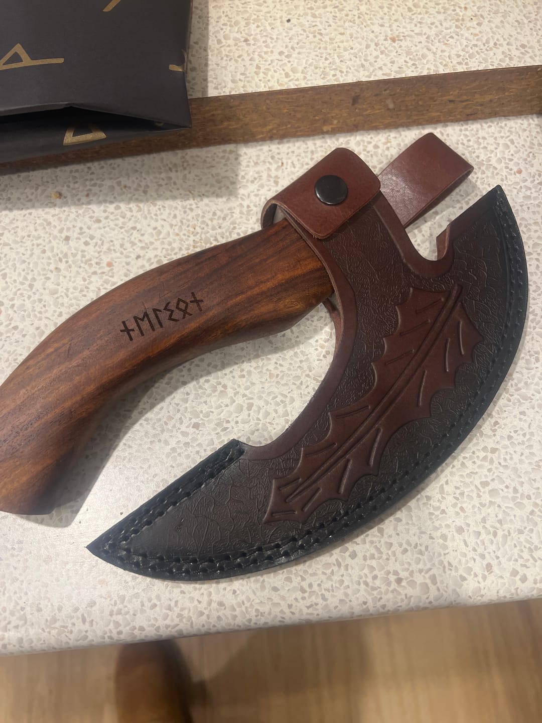 Customer photo review of The Viking Pizza Cutter