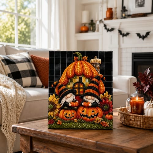 Customer photo review of Personalized 3D Pearl Art DIY Kit - For Home - Holiday Canvas