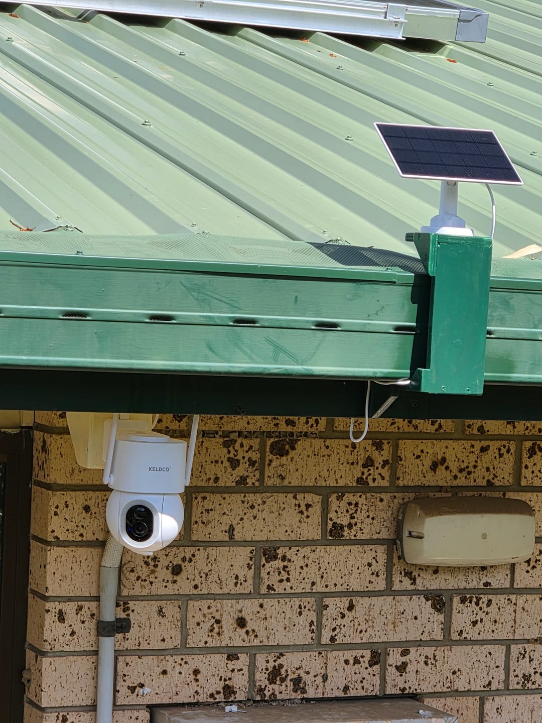 Customer photo review of KeldCo Solar Camera 3.0 64GB Perimeter Kit