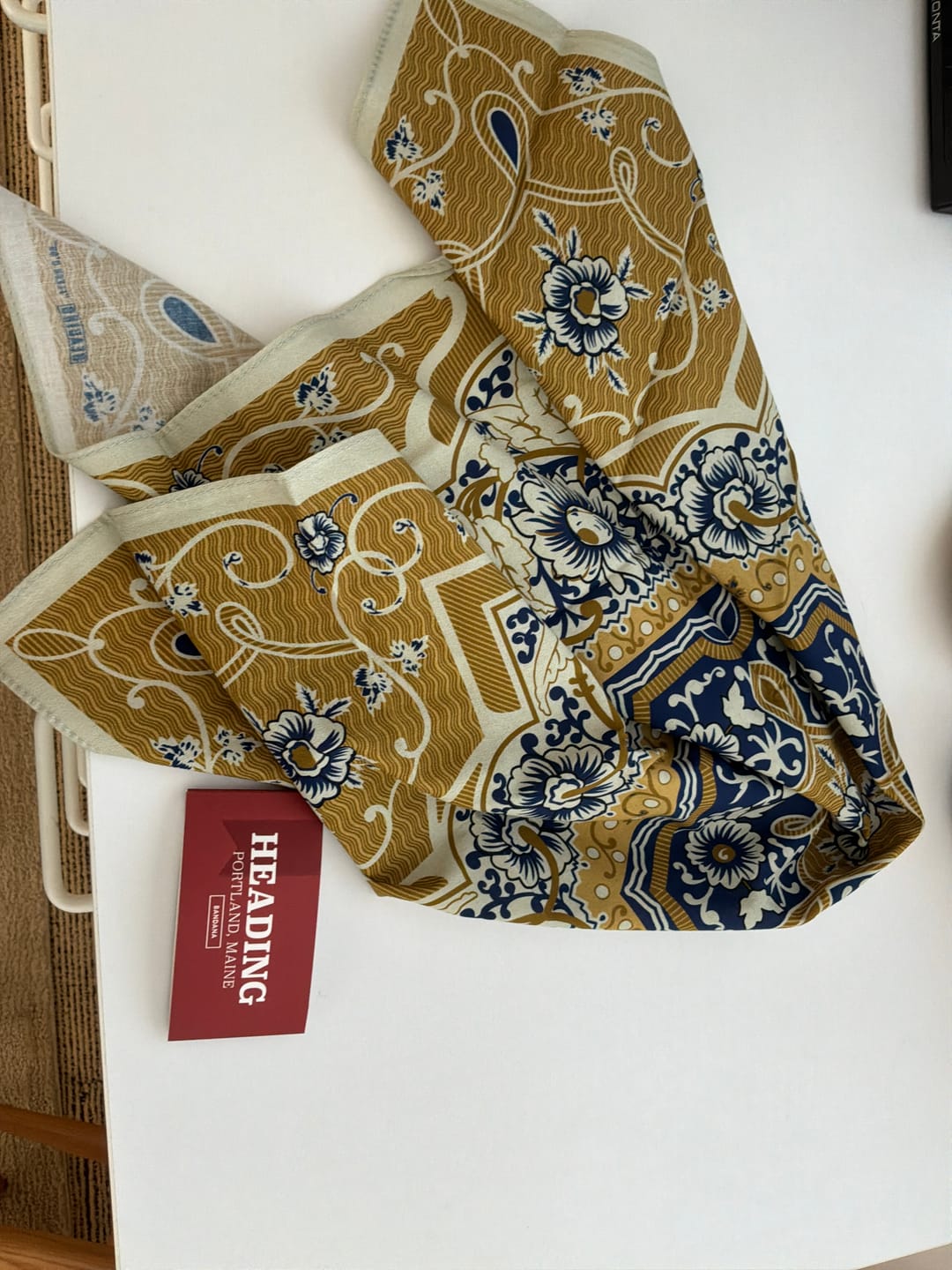 Customer photo review of Fleur D'Or Bandana
