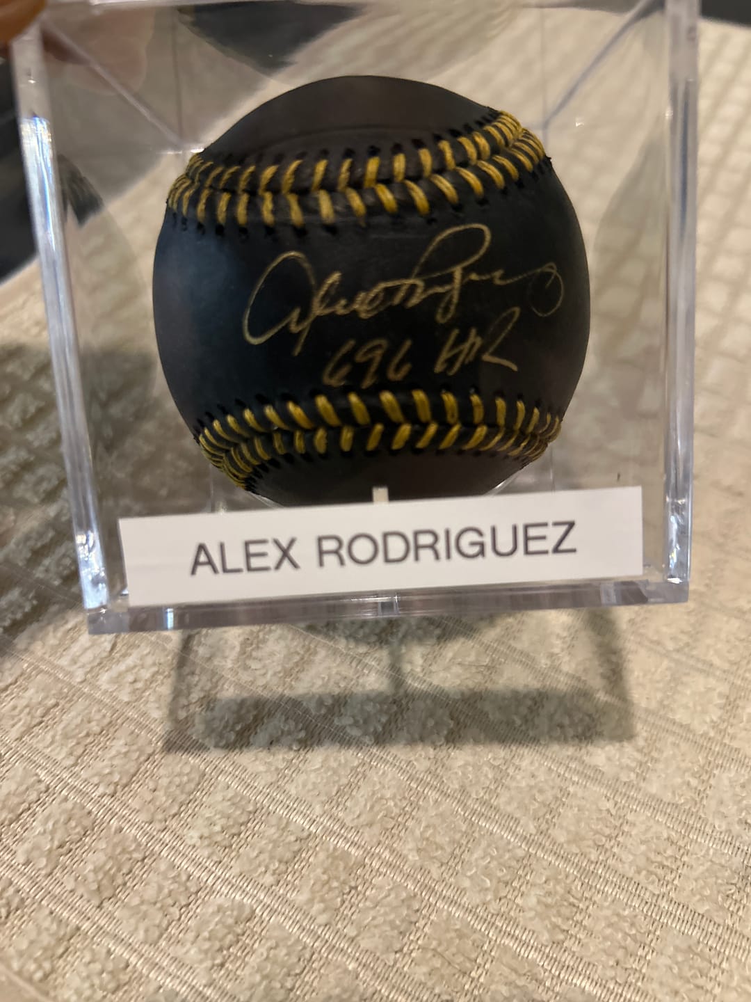 Customer photo review of Alex Rodriguez Autograph Signing