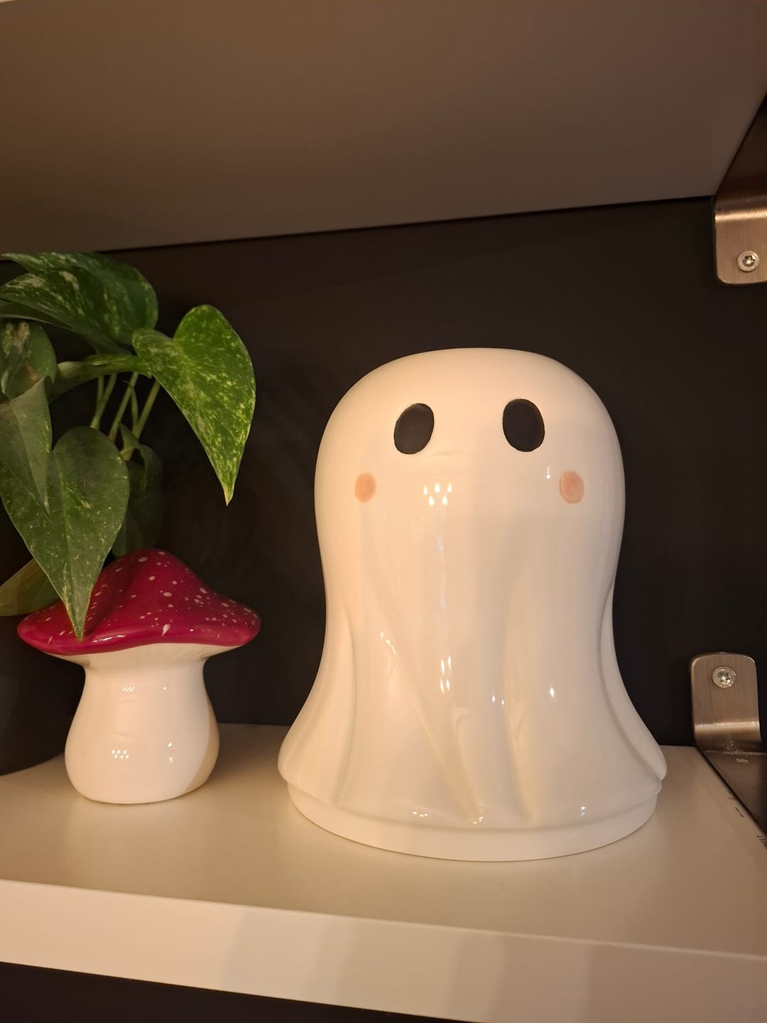 Customer photo review of Geist Vase aus Keramik – Süße Deko für Halloween