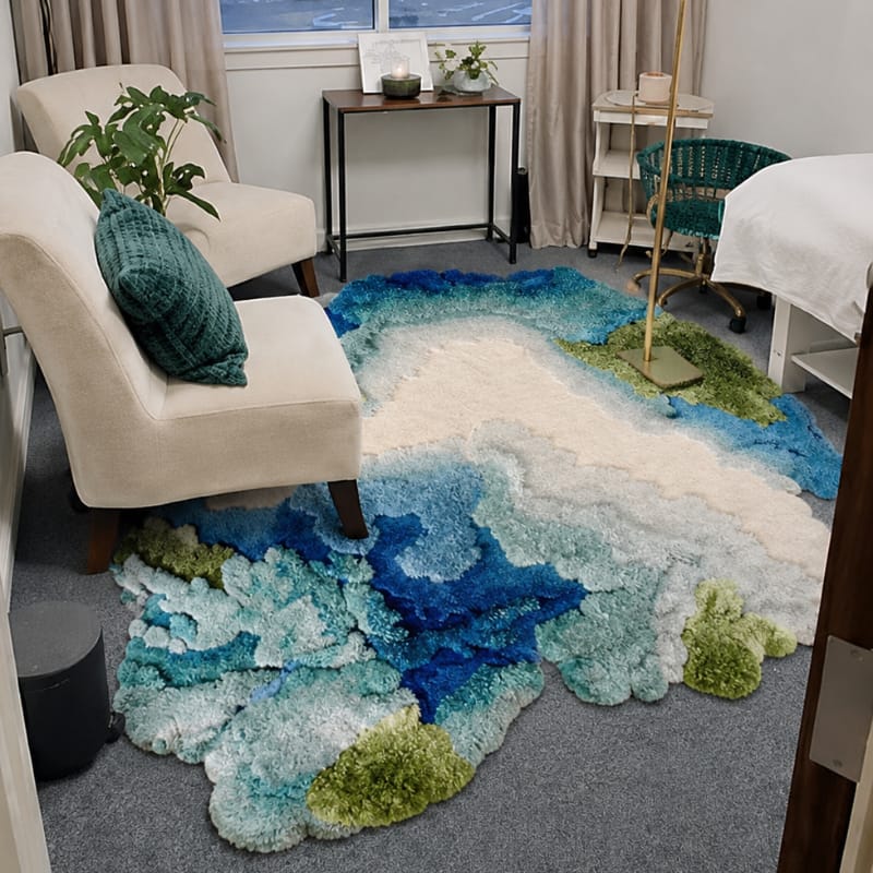 Customer photo review of Takumi Plush Rug