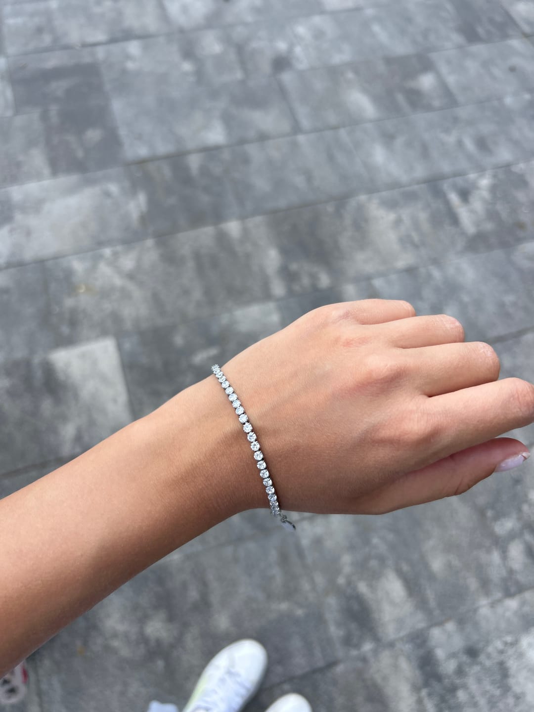 Customer photo review of Ava Silver Bracelet