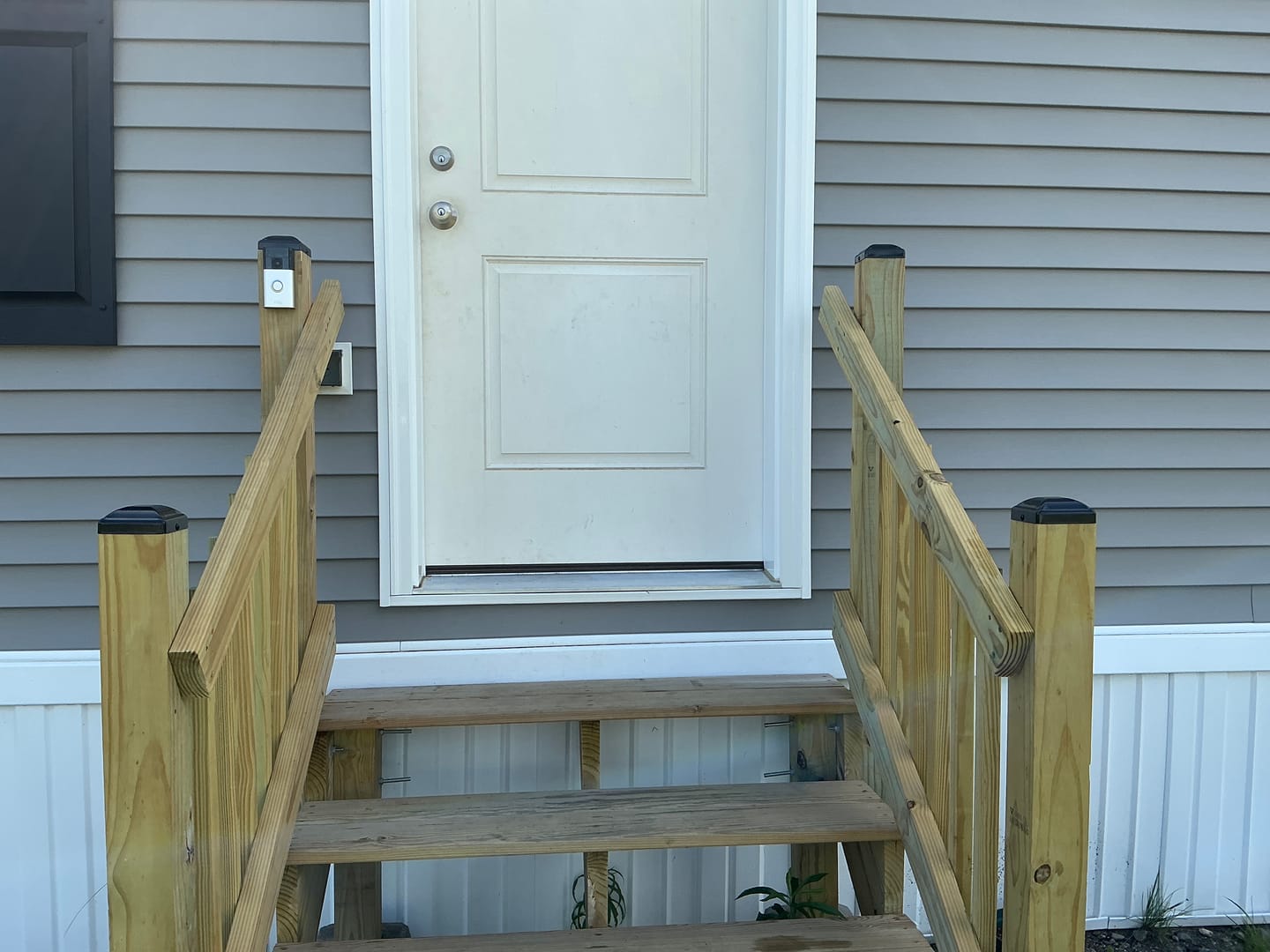 Customer photo review of Heavy Duty Domed Steel Post Cap (Multiple Post Sizes Available)