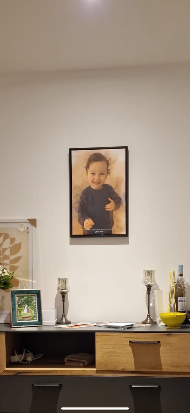 Customer photo review of Euer Foto als Kunstwerk – mit Live-Vorschau, als Poster oder Leinwand