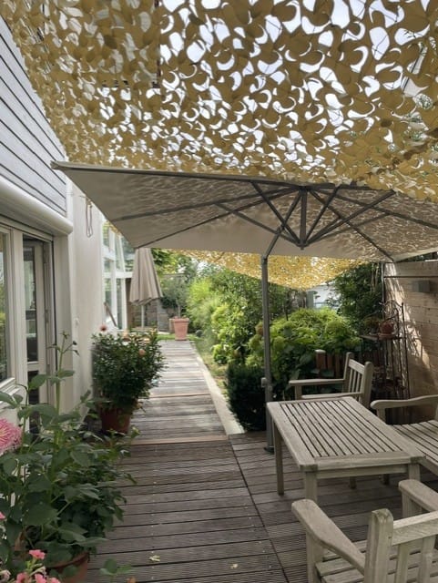 Customer photo review of Tarnnetz Beige