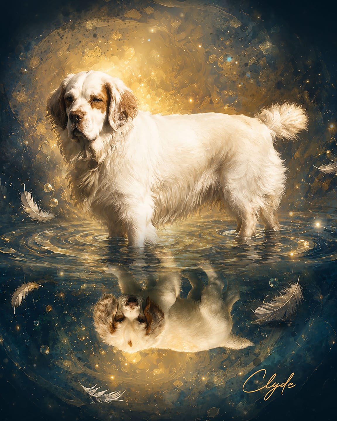 Customer photo review of Custom Pet Portrait Canvas - From First to Forever