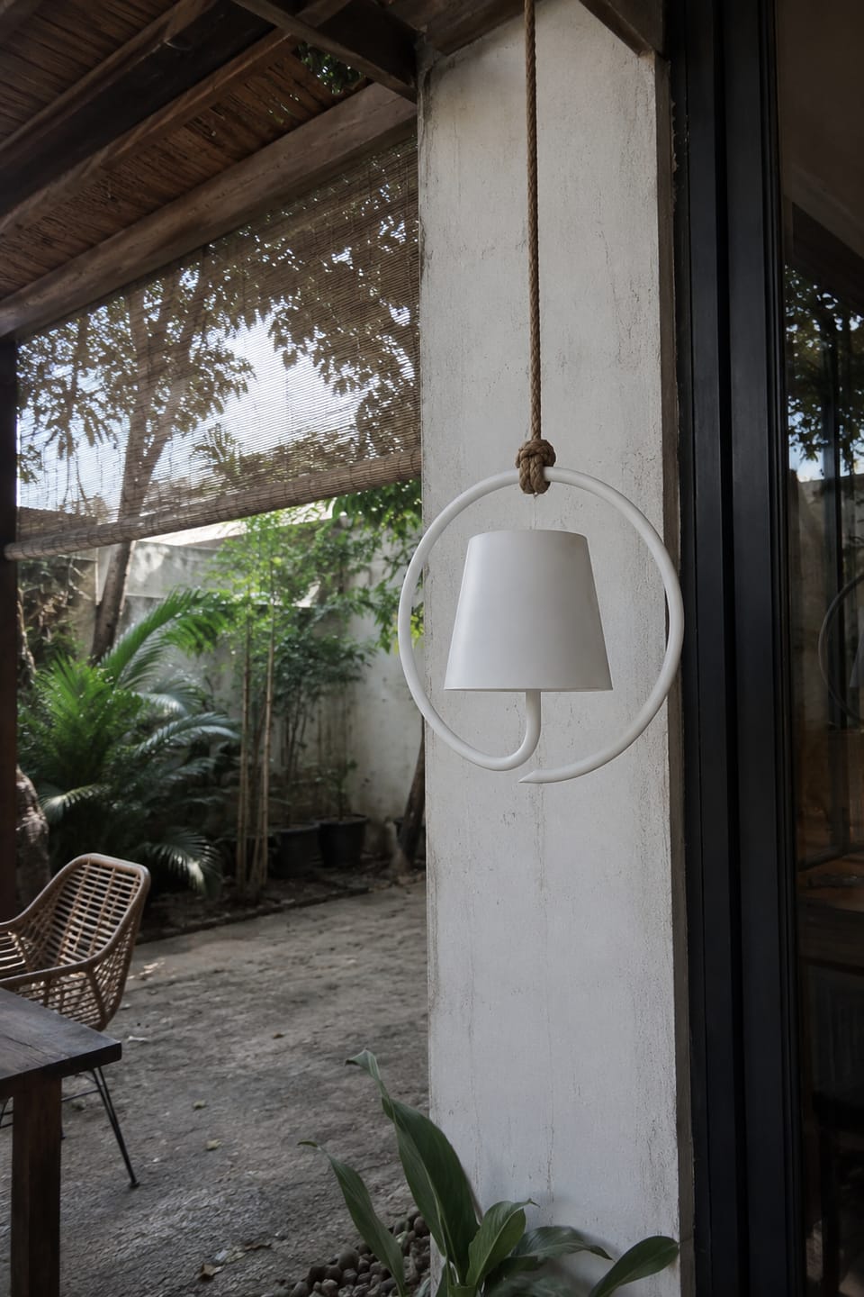 Customer photo review of Outdoor Rechargeable Pendant Light