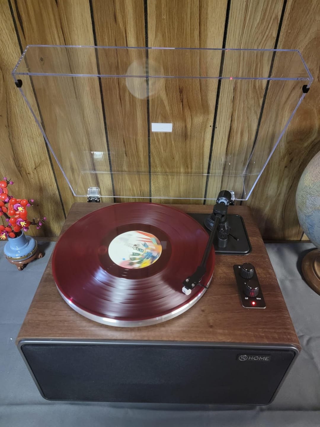 Customer photo review of XJ-H01 All-in-One Vinyl Turntable with Bluetooth & USB Recording