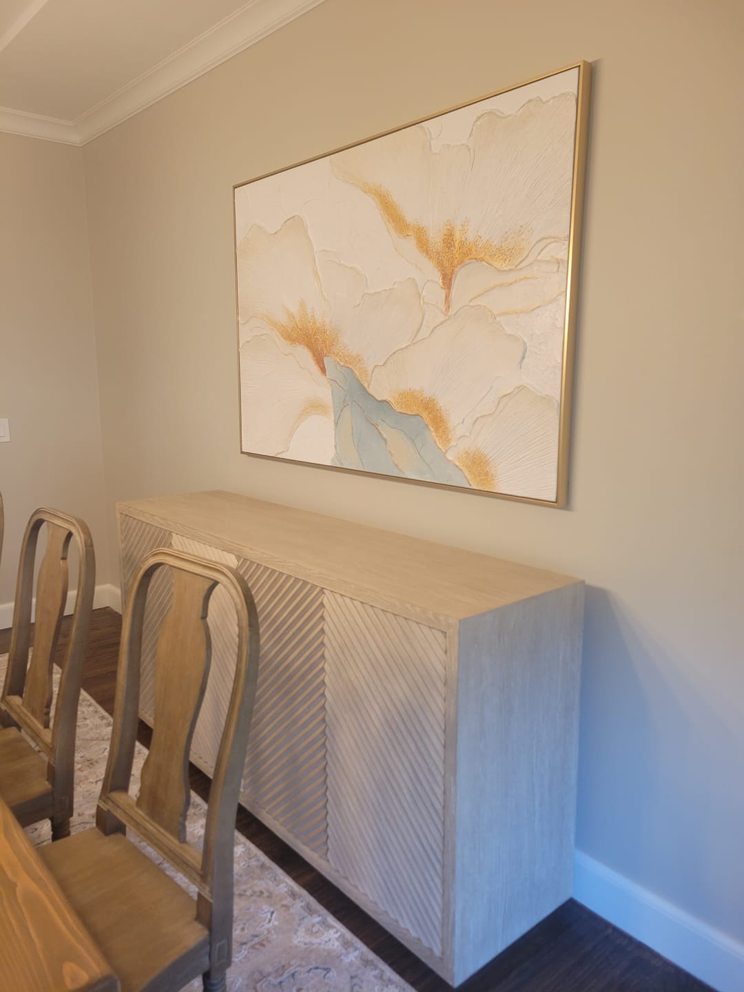 Customer photo review of Aurora - Floral Textured Wall Art