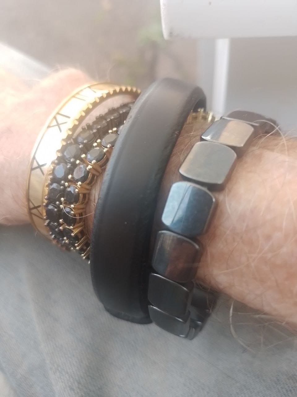 Customer photo review of ROMAN BEZELET DOUBLE GOLD