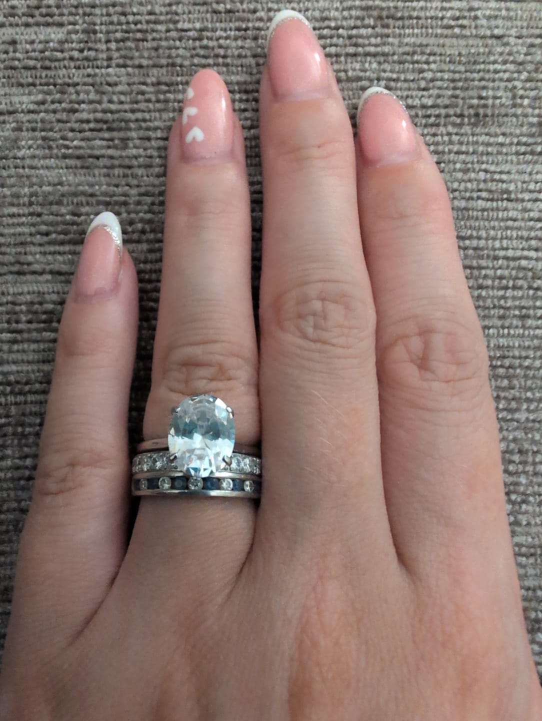 Customer photo review of Eternity Band Ring