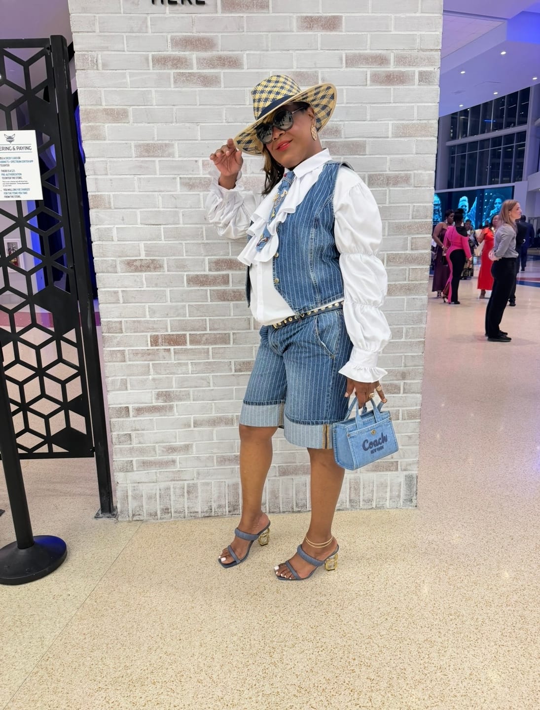 Customer photo review of Rosewood Fedora Straw Hat