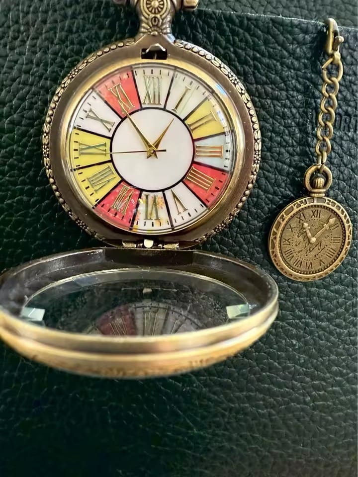 Customer photo review of Roaring Twenties Steampunk pocket watch