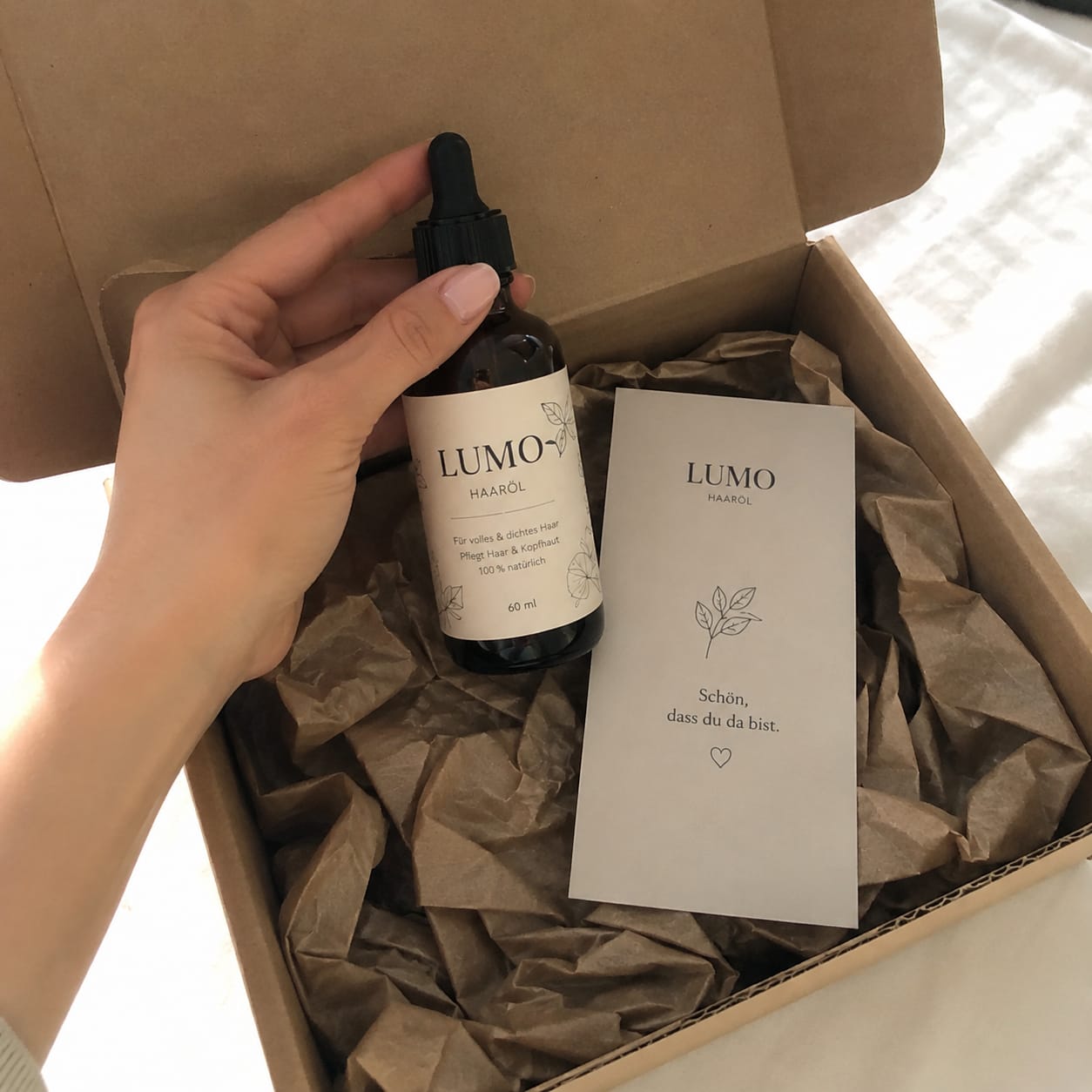 Customer photo review of Lumo Haaröl® - Dein Haarwunder für sichtbar volleres & dichteres Haar