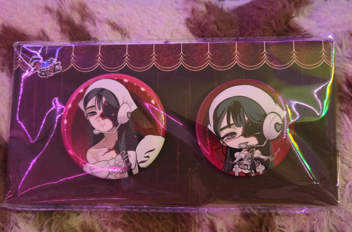 Customer photo review of 【Pre-Order】Alien Stage - Zombie Stage: Fading Youth Series - Badge Set