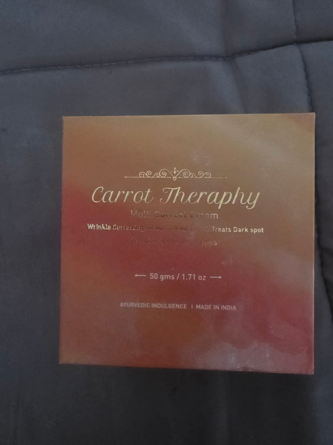 Customer photo review of Carrot Therapy Multi Correct Cream