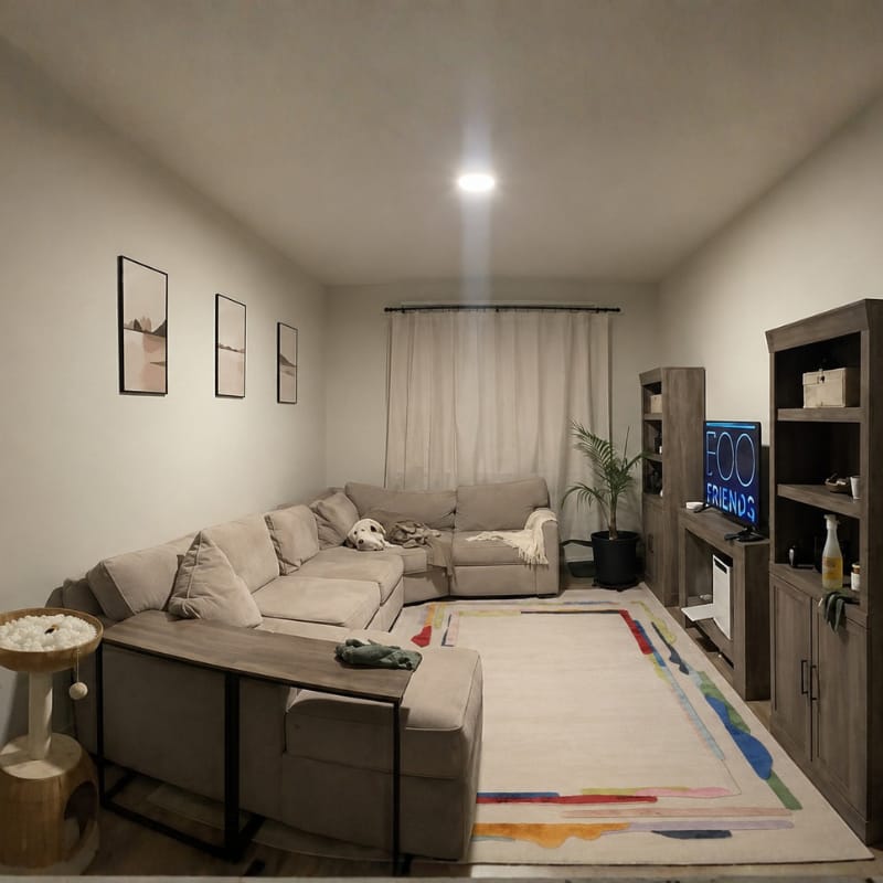 Customer photo review of Haru Asymmetrical Rug
