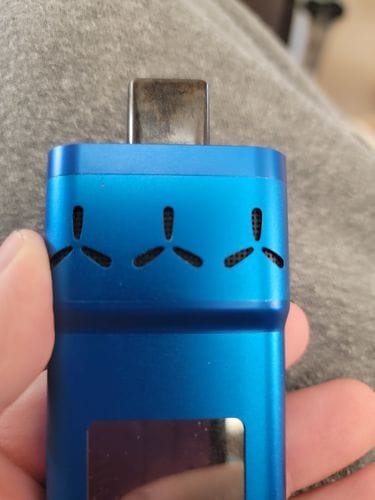 Customer photo review of Full Mouthpiece for AirVape X | Blue