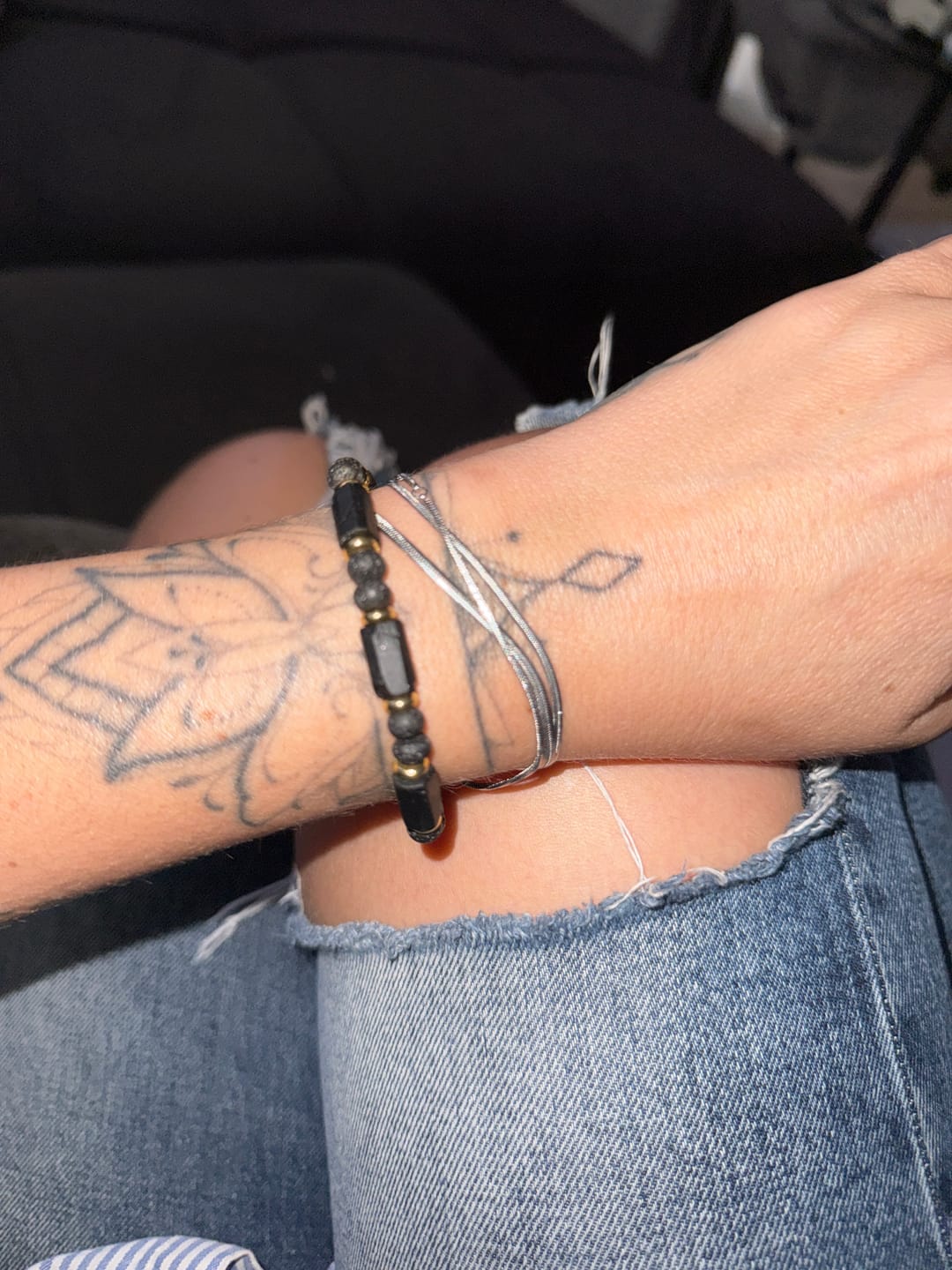 Customer photo review of Turmalin Armband - Natursteine
