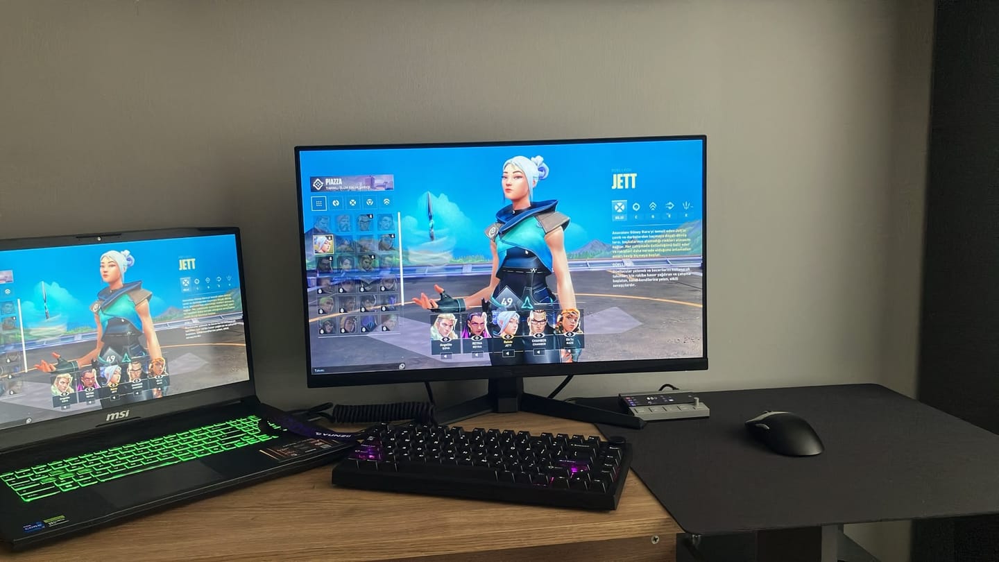 Customer photo review of Wraith Blade X Semi-Hard Mousepad