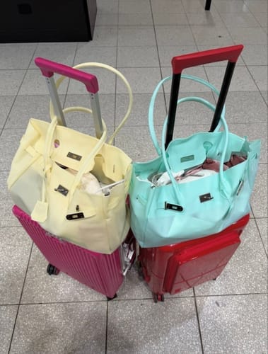 Customer photo review of Jello Tote Jaune Beurre | Jello Firkin