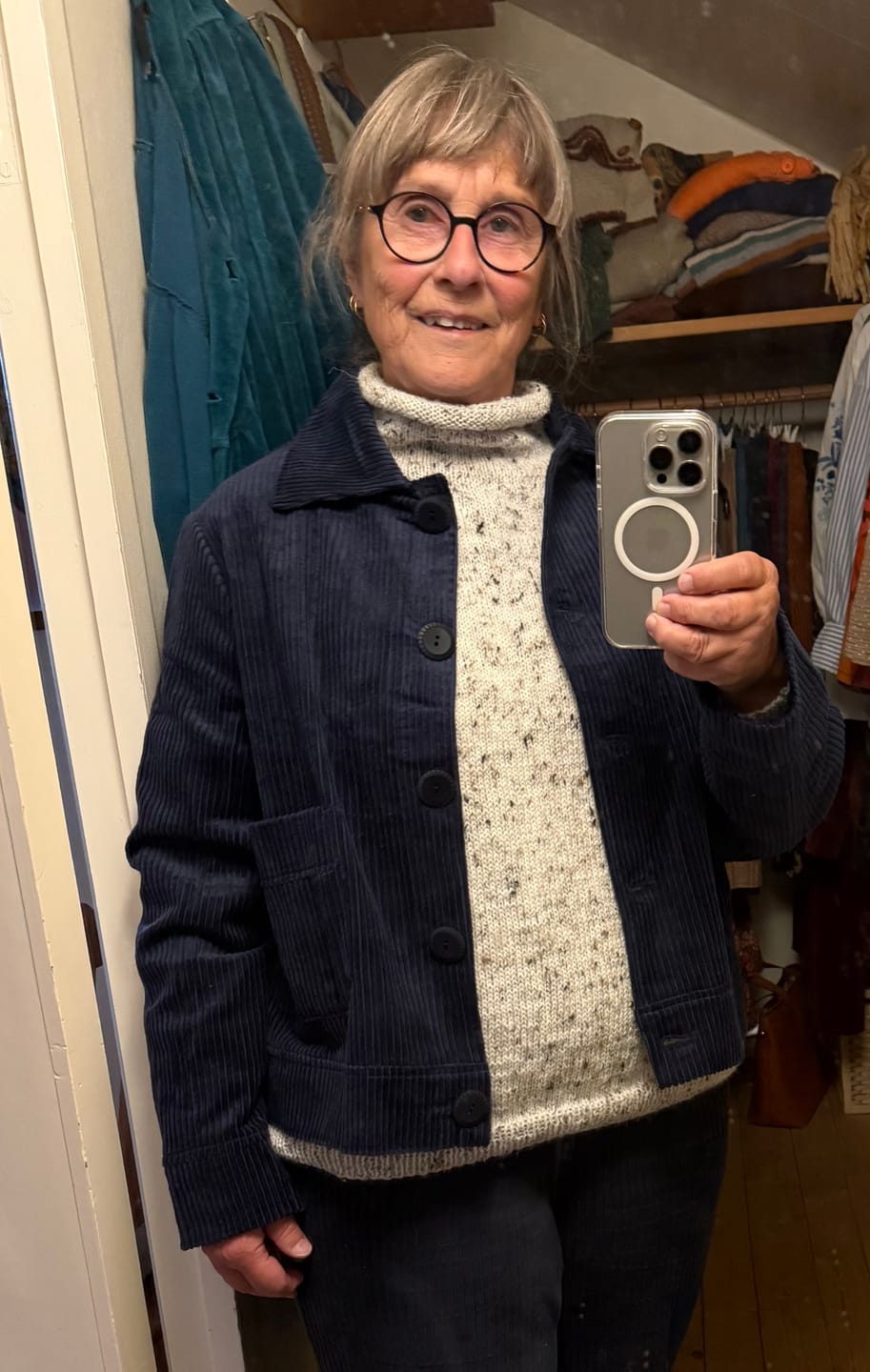 Customer photo review of Manchesterjacka Blå | Rino