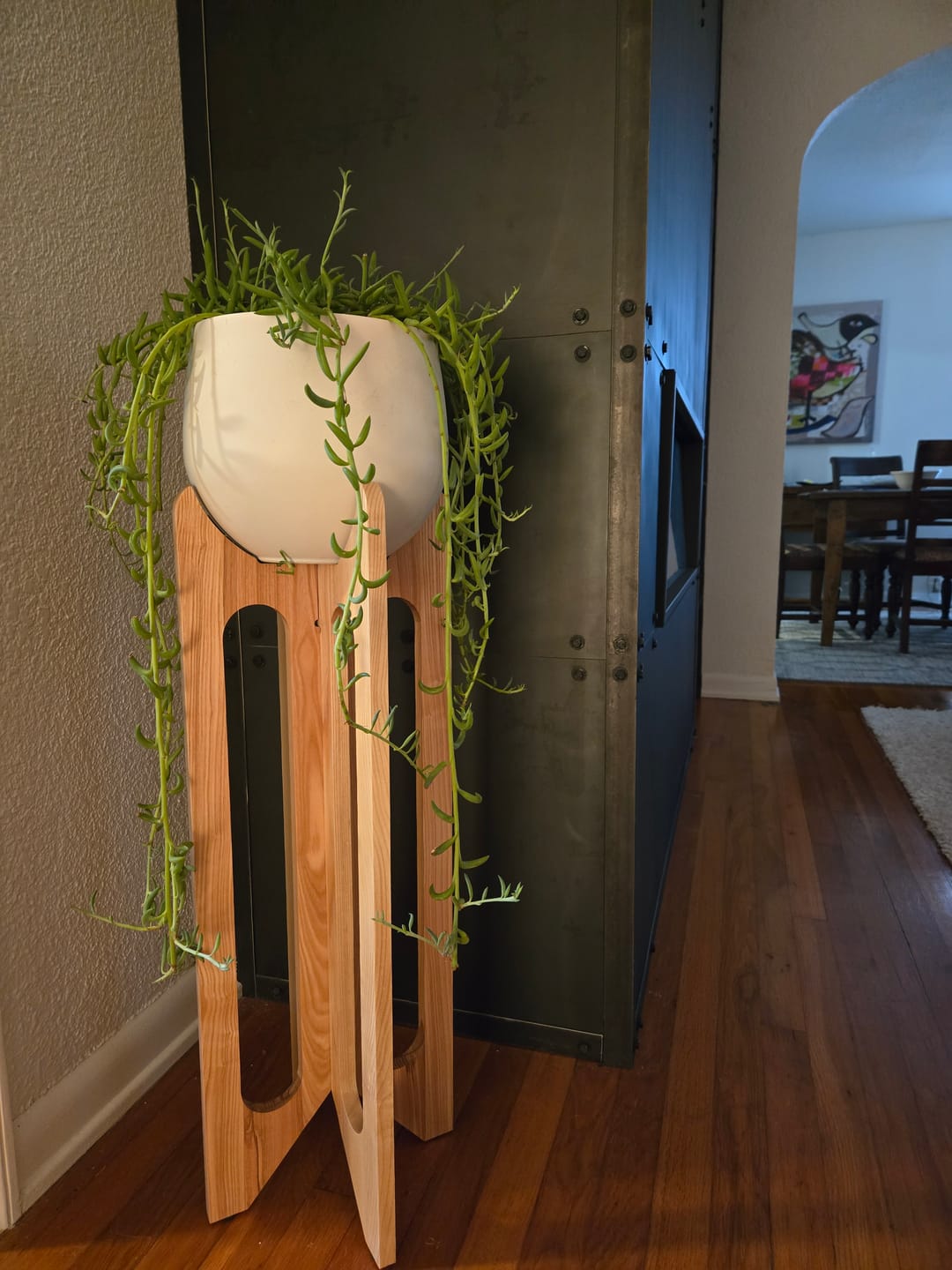 Customer photo review of Arches Plant Stand + Pot