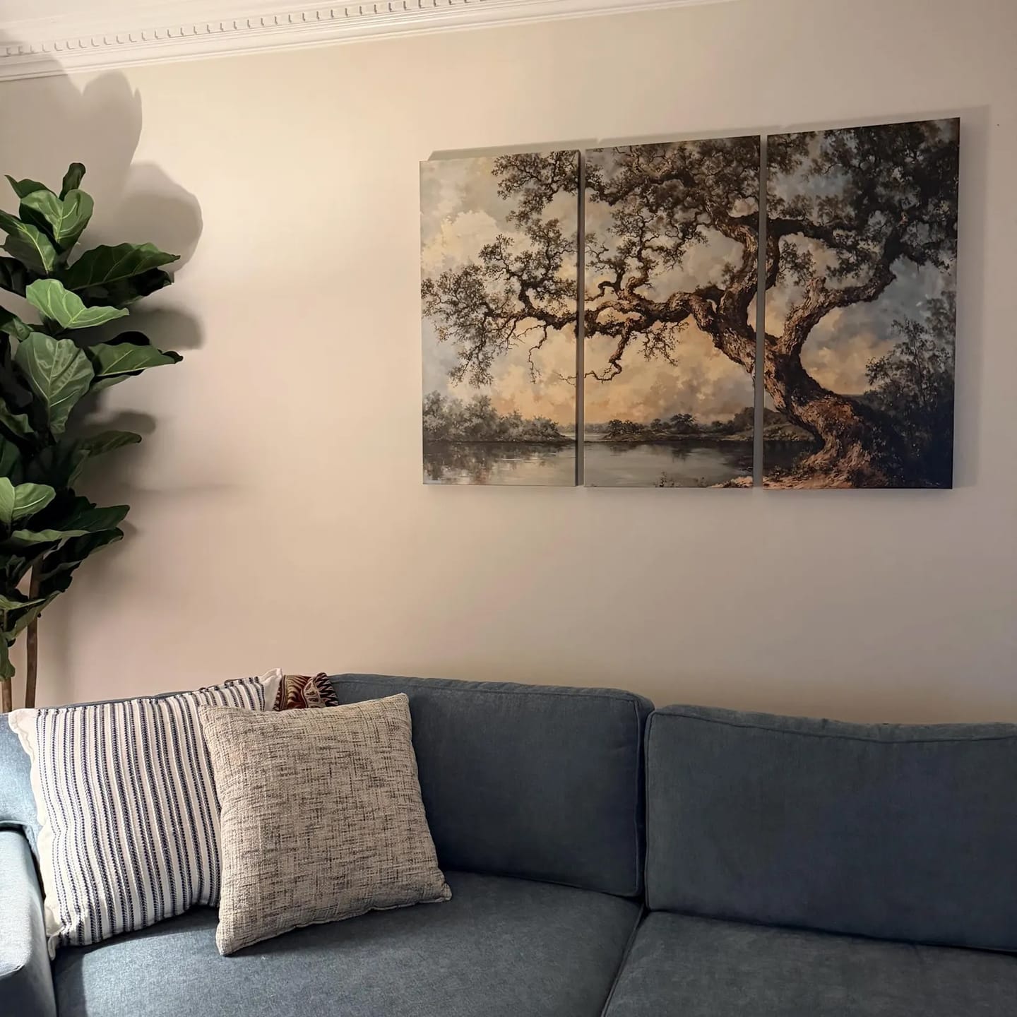 Customer photo review of Old Oak Tree Canvas Wall Art, Turner Inspired Romantic
