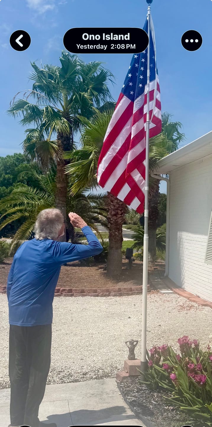 Customer photo review of 4' x 6' American Flag
