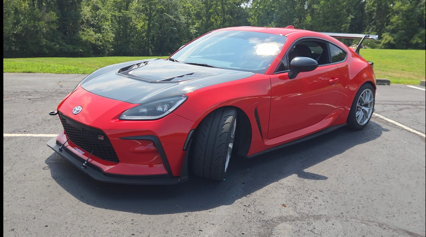 Customer photo review of 2022-Up GR86 BRZ Front Vented Bumper Hood