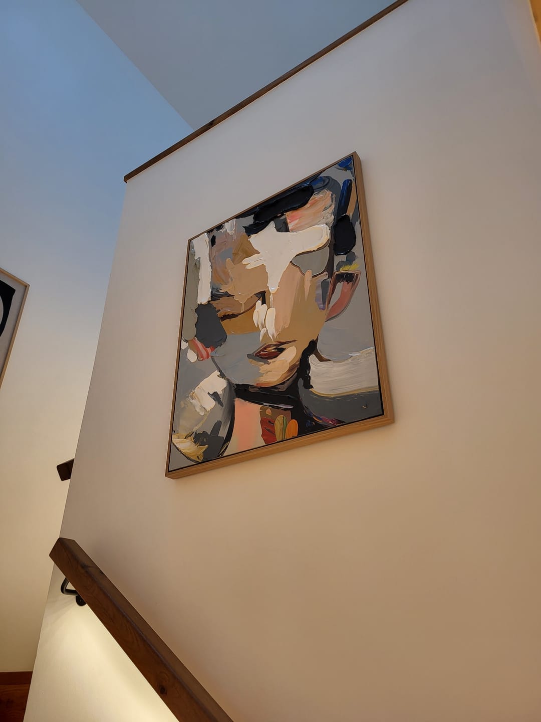 Customer photo review of Soul - Abstract Portrait Wall Art