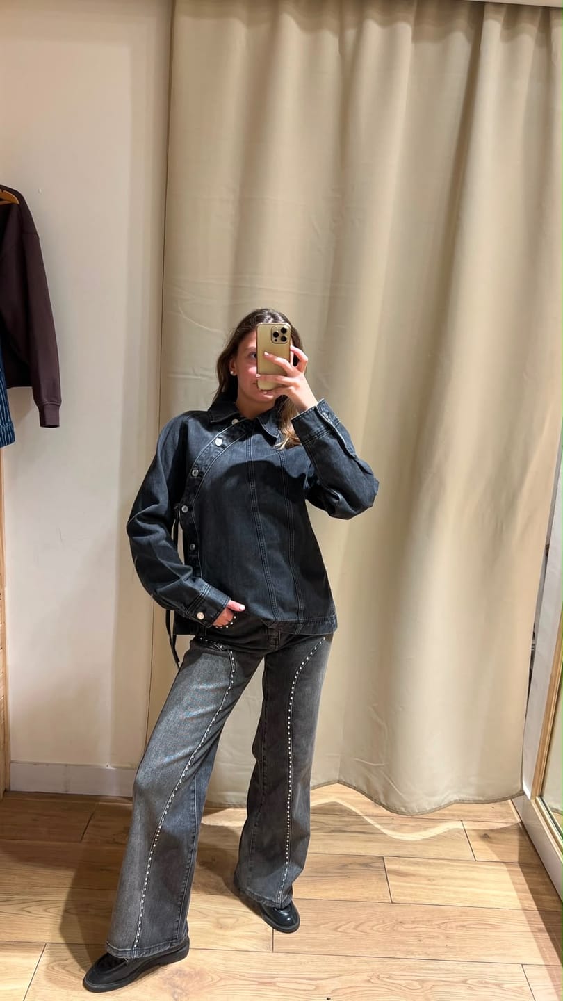 Customer photo review of Chaqueta Denim Cinta