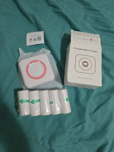 Customer photo review of Mini Impresora Térmica Portátil